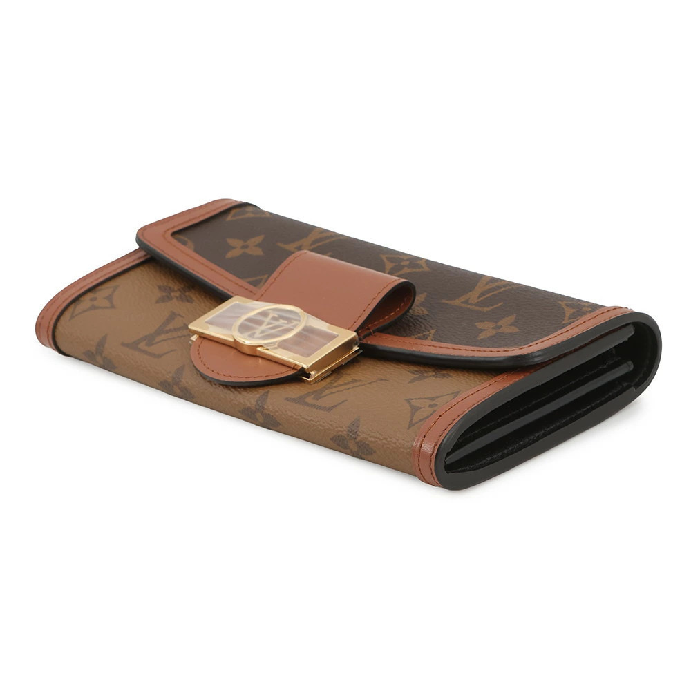 Louis Vuitton Portefeuille Monogram Wallet Long Reverse Dauphine Sarah